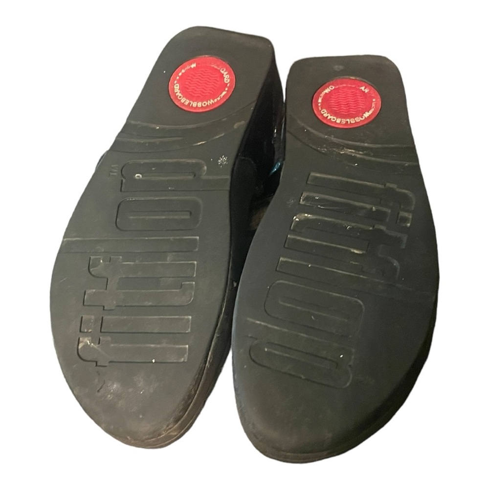 FitFlop Sandals Black with Bling Size 7 - Picture 8 of 8